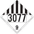 American Labelmark Co LabelMaster® ZEZ19-77 Miscellaneous Dangerous Goods Placard, UN 3077, Removable Vinyl, 25/Pack ZEZ19-77